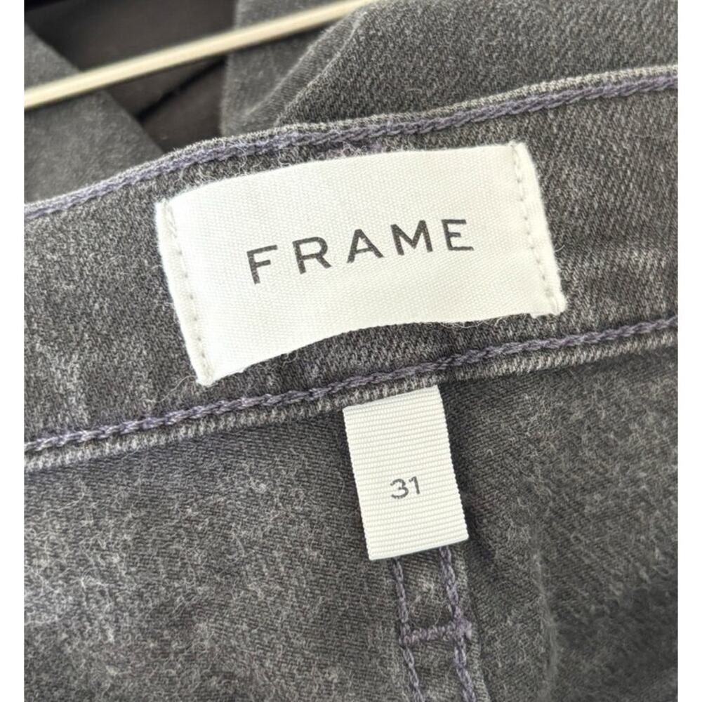 Black Washed Men's FRAME Vaporize L'Homme Slim Jeans 31 - Picture 8 of 8